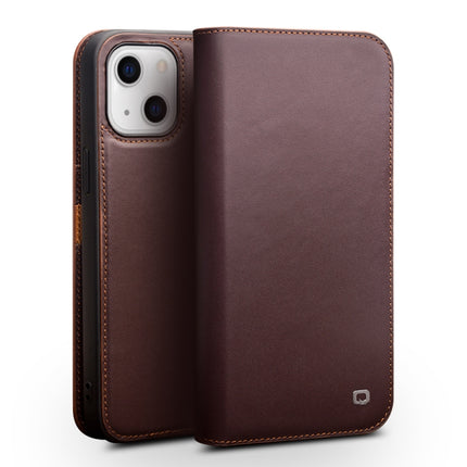 QIALINO Business Horizontal Flip Leather Case with Holder & Card Slots & Wallet, For iPhone 13, For iPhone 13 Pro, For iPhone 13 Pro Max, For iPhone 13 mini