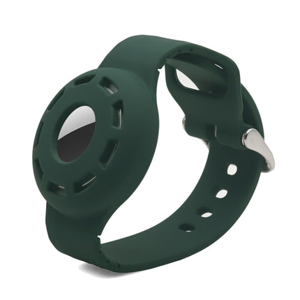 Anti-scratch Shockproof Silicone Bracelet Strap Protective Cover Case, For AirTag