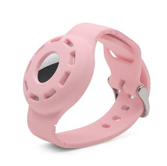 Anti-scratch Shockproof Silicone Bracelet Strap Protective Cover Case, For AirTag