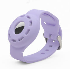 Anti-scratch Shockproof Silicone Bracelet Strap Protective Cover Case, For AirTag