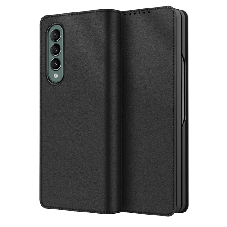 Split Type Horizontal Flip Foldable Leather Case with Holder & Card Slots & Wallet