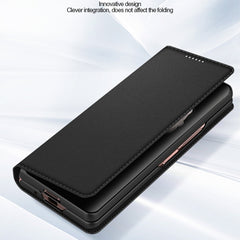 Split Type Horizontal Flip Foldable Leather Case with Holder & Card Slots & Wallet