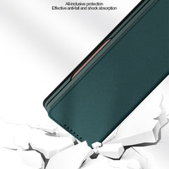 Split Type Horizontal Flip Foldable Leather Case with Holder & Card Slots & Wallet