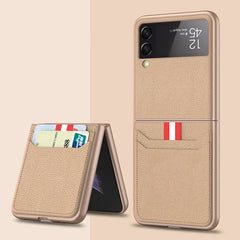 GKK Ultra-thin Shockproof Leather Protective Case, For Samsung Galaxy Z Flip3 5G