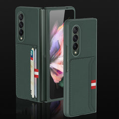 GKK Ultra-thin Shockproof Leather Protective Case, For Samsung Galaxy Z Fold3 5G