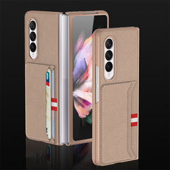 GKK Ultra-thin Shockproof Leather Protective Case, For Samsung Galaxy Z Fold3 5G