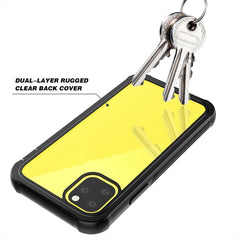 Funda protectora de acrílico transparente a prueba de agua, polvo y golpes, para iPhone 11, para iPhone 11 Pro, para iPhone 11 Pro Max, para iPhone XS / S, para iPhone XS Max, para iPhone XR, para iPhone SE 2022 / SE 2020 / 8 / 7