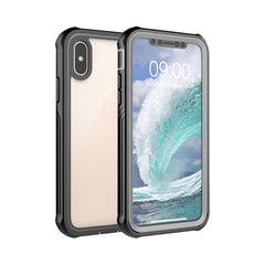 Funda protectora de acrílico transparente a prueba de agua, polvo y golpes, para iPhone 11, para iPhone 11 Pro, para iPhone 11 Pro Max, para iPhone XS / S, para iPhone XS Max, para iPhone XR, para iPhone SE 2022 / SE 2020 / 8 / 7