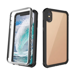 Funda protectora de acrílico transparente a prueba de agua, polvo y golpes, para iPhone 11, para iPhone 11 Pro, para iPhone 11 Pro Max, para iPhone XS / S, para iPhone XS Max, para iPhone XR, para iPhone SE 2022 / SE 2020 / 8 / 7