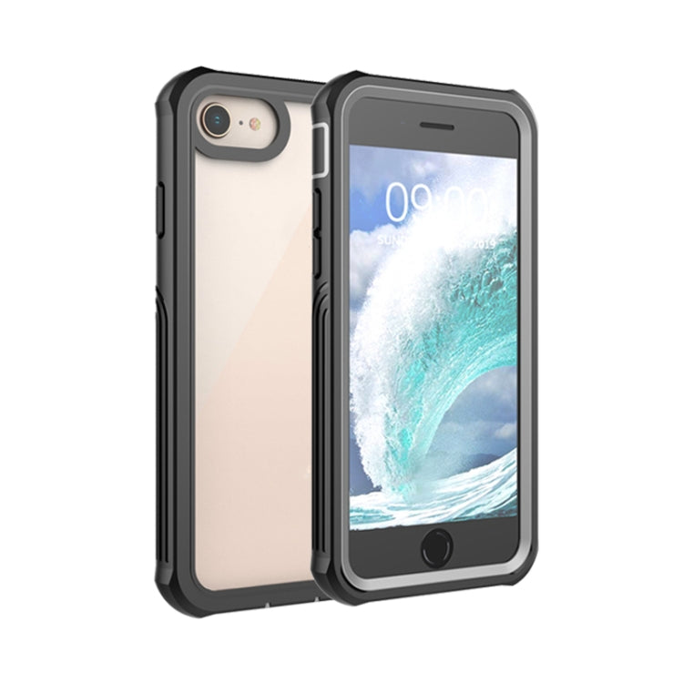 Funda protectora de acrílico transparente a prueba de agua, polvo y golpes, para iPhone 11, para iPhone 11 Pro, para iPhone 11 Pro Max, para iPhone XS / S, para iPhone XS Max, para iPhone XR, para iPhone SE 2022 / SE 2020 / 8 / 7