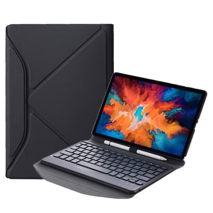 BM10 Diamond Texture Detachable Bluetooth Keyboard Leather Case with Pen Slot & Triangular Back Support, For Lenovo Smart Tab M10 HPD Plus TB-X606F 10.3 inch, For Lenovo Pad Plus 11 inch TB-J607F / Tab P11 11 inch TB-J606F                              ...