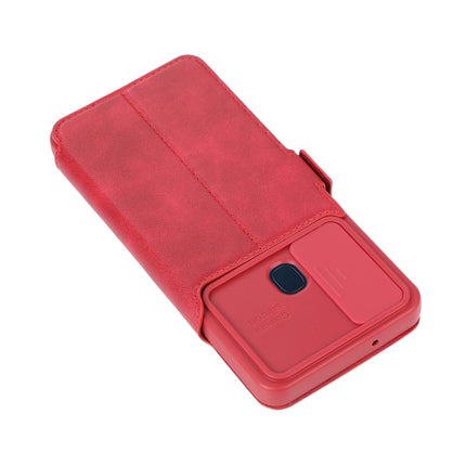 Push Window Double Buckle PU + Silicone Horizontal Flip Leather Case with Holder & Card Slot, For Samsung Galaxy A21s, For Samsung Galaxy A52 5G / 4G, For Samsung Galaxy A71, For Samsung Galaxy Note20, For Samsung Galaxy Note20 Ultra