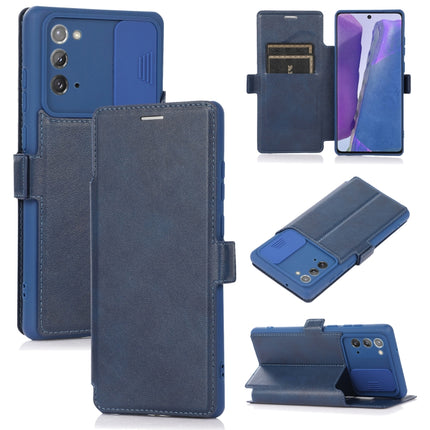 Push Window Double Buckle PU + Silicone Horizontal Flip Leather Case with Holder & Card Slot, For Samsung Galaxy A21s, For Samsung Galaxy A52 5G / 4G, For Samsung Galaxy A71, For Samsung Galaxy Note20, For Samsung Galaxy Note20 Ultra