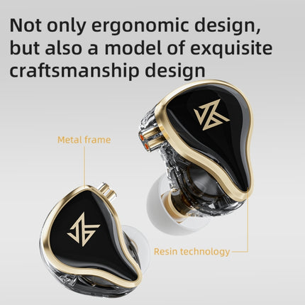 KZ ZAS 16-unit Ring Iron In-ear Wired Earphone,, ZAS Mic Version(Black), ZAS Standard Version(White), ZAS Standard Version(Black), ZAS Mic Version(White)