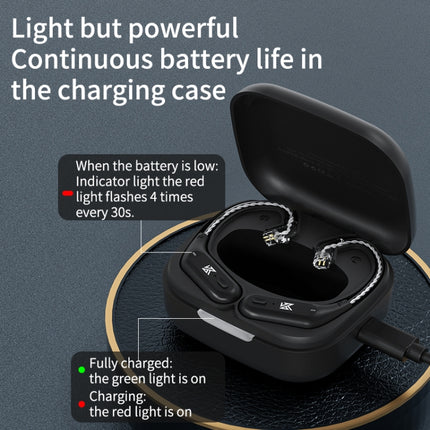 KZ AZ09 Bluetooth Headset Ear Hook 5.2 Wireless Bluetooth Module Upgrade Cable, C, B