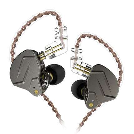 KZ ZSN Pro Ring Iron Hybrid Drive Metal In-ear Wired Earphone,, ZSN Standard Version(Grey), ZSN Standard Version(Blue), ZSN Standard Version(Purple), ZSN Mic Version(Grey), ZSN Mic Version(Blue), ZSN Mic Version(Purple)