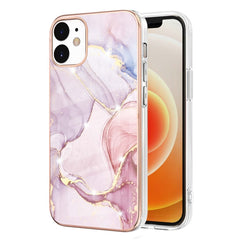 Electroplating Marble Pattern Dual-side IMD TPU Shockproof Case, For iPhone 13 mini, For iPhone 13, For iPhone 13 Pro, For iPhone 13 Pro Max, For iPhone 12 mini