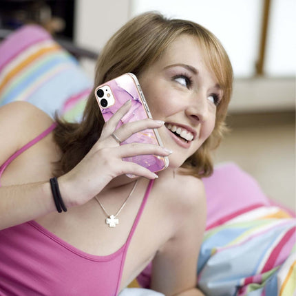 Electroplating Marble Pattern Dual-side IMD TPU Shockproof Case, For iPhone 12 / 12 Pro, For iPhone 12 Pro Max, For iPhone 11, For iPhone 11 Pro Max