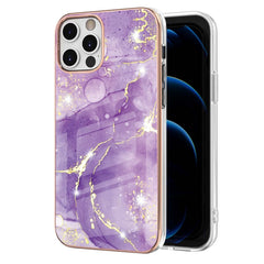 Electroplating Marble Pattern Dual-side IMD TPU Shockproof Case, For iPhone 12 / 12 Pro, For iPhone 12 Pro Max, For iPhone 11, For iPhone 11 Pro, For iPhone 11 Pro Max