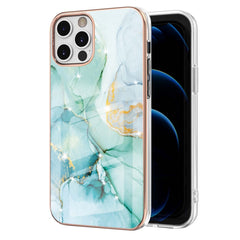 Electroplating Marble Pattern Dual-side IMD TPU Shockproof Case, For iPhone 12 / 12 Pro, For iPhone 12 Pro Max, For iPhone 11, For iPhone 11 Pro, For iPhone 11 Pro Max