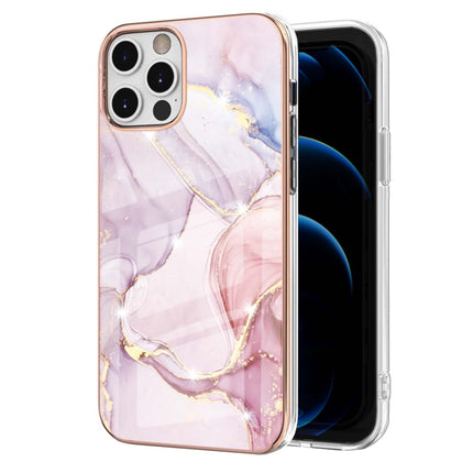 Galvanisiertes Marmormuster, beidseitige stoßfeste IMD-TPU-Hülle, für iPhone 12/12 Pro, für iPhone 12 Pro Max, für iPhone 11, für iPhone 11 Pro, für iPhone 11 Pro Max