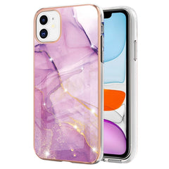 Electroplating Marble Pattern Dual-side IMD TPU Shockproof Case, For iPhone 12 / 12 Pro, For iPhone 12 Pro Max, For iPhone 11, For iPhone 11 Pro, For iPhone 11 Pro Max