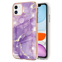 Electroplating Marble Pattern Dual-side IMD TPU Shockproof Case, For iPhone 12 / 12 Pro, For iPhone 12 Pro Max, For iPhone 11, For iPhone 11 Pro, For iPhone 11 Pro Max