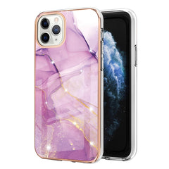 Electroplating Marble Pattern Dual-side IMD TPU Shockproof Case, For iPhone 12 / 12 Pro, For iPhone 12 Pro Max, For iPhone 11, For iPhone 11 Pro, For iPhone 11 Pro Max