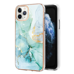 Electroplating Marble Pattern Dual-side IMD TPU Shockproof Case, For iPhone 12 / 12 Pro, For iPhone 12 Pro Max, For iPhone 11, For iPhone 11 Pro, For iPhone 11 Pro Max