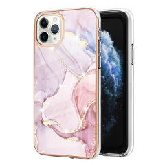 Electroplating Marble Pattern Dual-side IMD TPU Shockproof Case, For iPhone 12 / 12 Pro, For iPhone 12 Pro Max, For iPhone 11, For iPhone 11 Pro, For iPhone 11 Pro Max