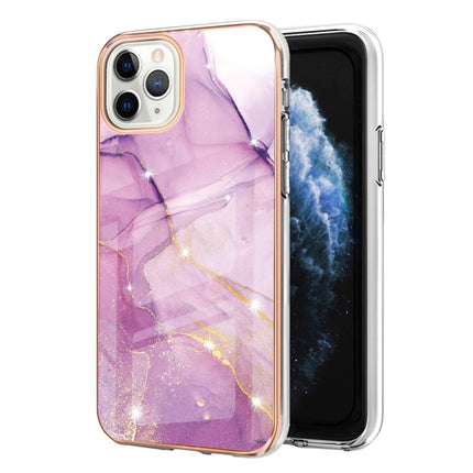 Electroplating Marble Pattern Dual-side IMD TPU Shockproof Case, For iPhone 12 / 12 Pro, For iPhone 12 Pro Max, For iPhone 11, For iPhone 11 Pro Max
