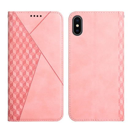 Diamond Pattern Splicing Skin Feel Magnetic Horizontal Flip Leather Case with Card Slots & Holder & Wallet, For iPhone XS Max, For iPhone SE 2022 / SE 2020 / 7 / 8 / 6, For iPhone 7 Plus / 8 Plus