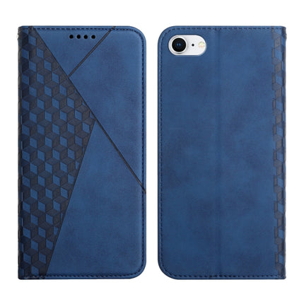Diamond Pattern Splicing Skin Feel Magnetic Horizontal Flip Leather Case with Card Slots & Holder & Wallet, For iPhone XS Max, For iPhone SE 2022 / SE 2020 / 7 / 8 / 6, For iPhone 7 Plus / 8 Plus