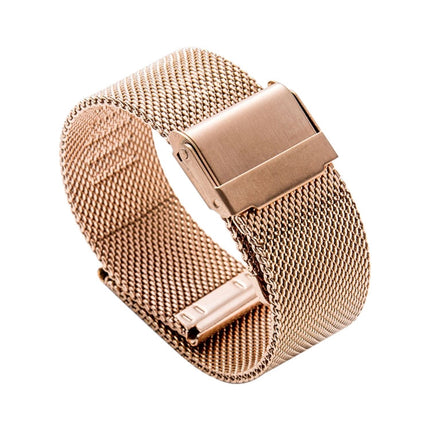 304 Stainless Steel Double Buckle Replacement Strap Watchband, 12mm, 14mm, 16mm, 18mm, 20mm, 22mm