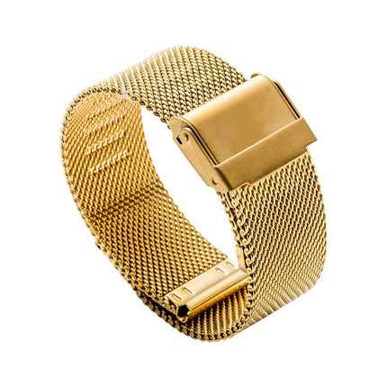 304 Stainless Steel Double Buckle Replacement Strap Watchband, 12mm, 14mm, 16mm, 18mm, 20mm, 22mm