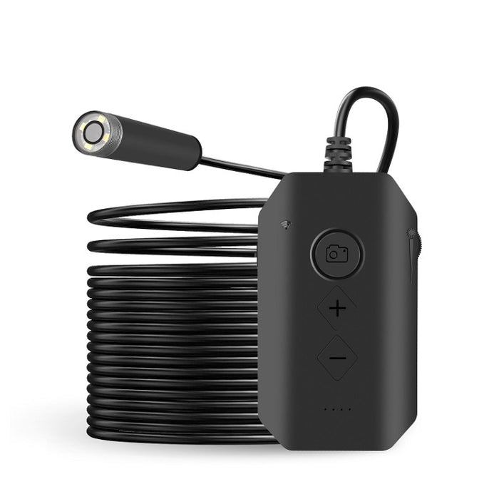 Cámara endoscópica industrial digital con zoom, WiFi, enfoque automático, lente dual HD Y17 de 5 MP y 12 mm, cable rígido de 1 m, cable rígido de 3,5 m, cable rígido de 5 m, cable rígido de 10 m