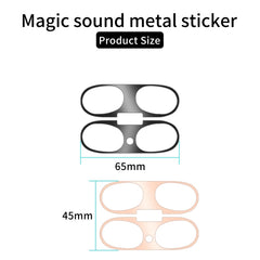 Wireless Bluetooth Earphone Magic Sound Metal Protective Sticker, For Beats Studio Buds