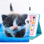 For iPad 10.2 / Air 10.5 (2019) / Blue White cat