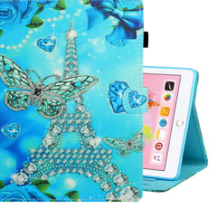 Colored Drawing Horizontal Flip PU Leather Case with Holder & Card Slot & Sleep / Wake-up Function, For iPad Air / Air 2 / iPad 9.7, For iPad 10.2 / Air 10.5 (2019), For iPad mini 5 / 4 / 3 / 2 / 1