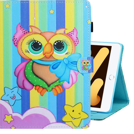 Colored Drawing Horizontal Flip PU Leather Case with Holder & Card Slot & Sleep / Wake-up Function, For iPad Air / Air 2 / iPad 9.7, For iPad 10.2 / Air 10.5 (2019), For iPad mini 5 / 4 / 3 / 2 / 1