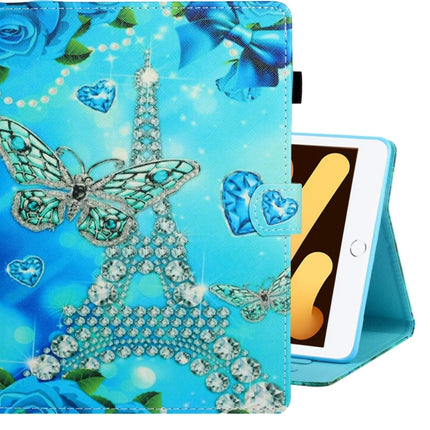 Colored Drawing Horizontal Flip PU Leather Case with Holder & Card Slot & Sleep / Wake-up Function, For iPad Air / Air 2 / iPad 9.7, For iPad 10.2 / Air 10.5 (2019), For iPad mini 5 / 4 / 3 / 2 / 1