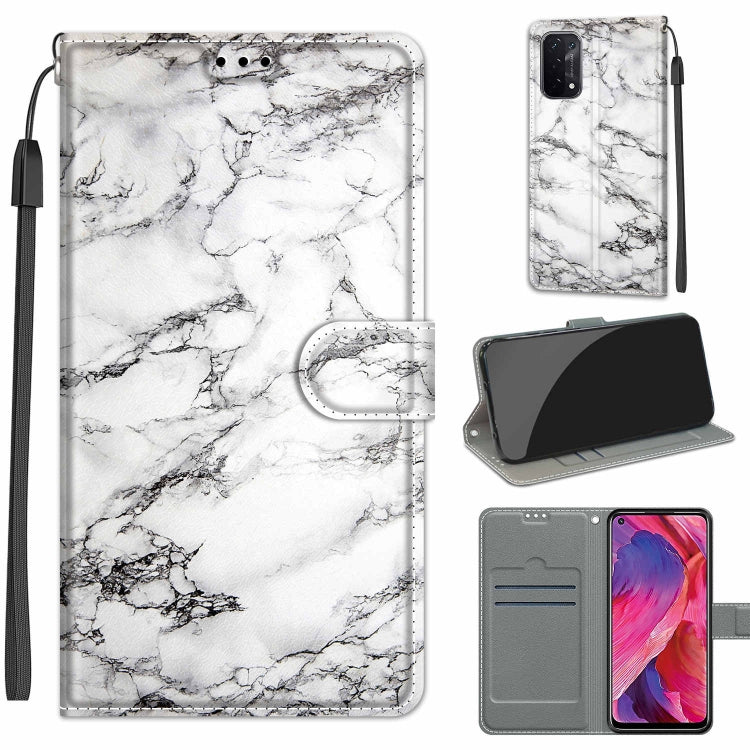 Voltage Coloured Drawing Magnetic Clasp Horizontal Flip PU Leather Case with Holder & Card Slots, For OPPO A93 5G / A93s 5G / A54 5G / A74 5G