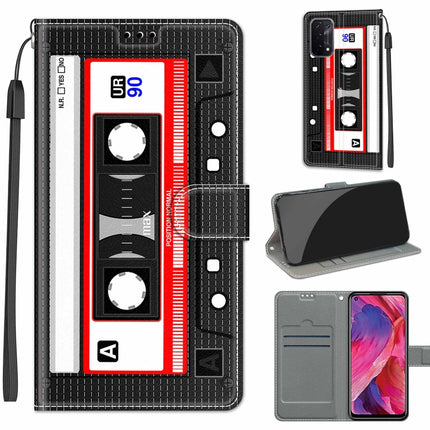 Voltage Coloured Drawing Magnetic Clasp Horizontal Flip PU Leather Case with Holder & Card Slots, For OPPO A93 5G / A93s 5G / A54 5G / A74 5G