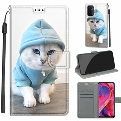 Voltage Coloured Drawing Magnetic Clasp Horizontal Flip PU Leather Case with Holder & Card Slots, For OPPO A93 5G / A93s 5G / A54 5G / A74 5G