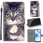 For OPPO A54 4G / A16 4G / A53s 5G / A55 5G / C02 Fork Hand White Claw Cat