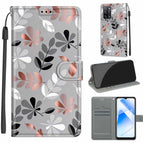 For OPPO A54 4G / A16 4G / A53s 5G / A55 5G / C19 Material Flower