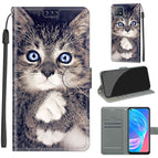 For OPPO A72 5G / A73 5G / A53 5G / C02 Fork Hand White Claw Cat