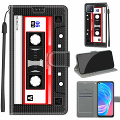 Voltage Coloured Drawing Magnetic Clasp Horizontal Flip PU Leather Case with Holder & Card Slots, For OPPO A72 5G / A73 5G / A53 5G