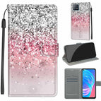 For OPPO A72 5G / A73 5G / A53 5G / C13 Silver Pink Glitter