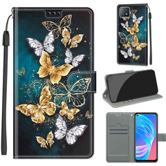 Voltage Coloured Drawing Magnetic Clasp Horizontal Flip PU Leather Case with Holder & Card Slots, For OPPO A72 5G / A73 5G / A53 5G